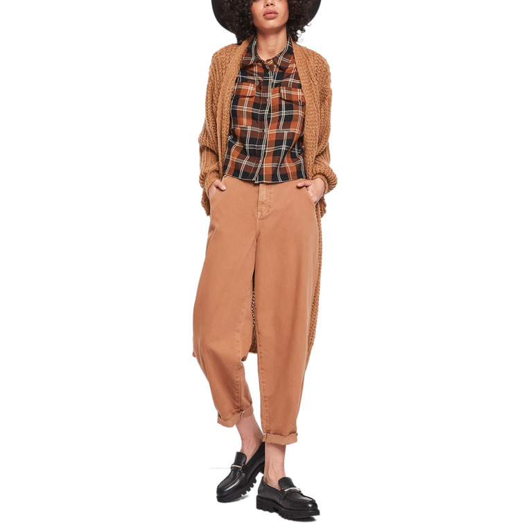 CAMISA ESTAMPADA A CUADROS MUJER GAUDI