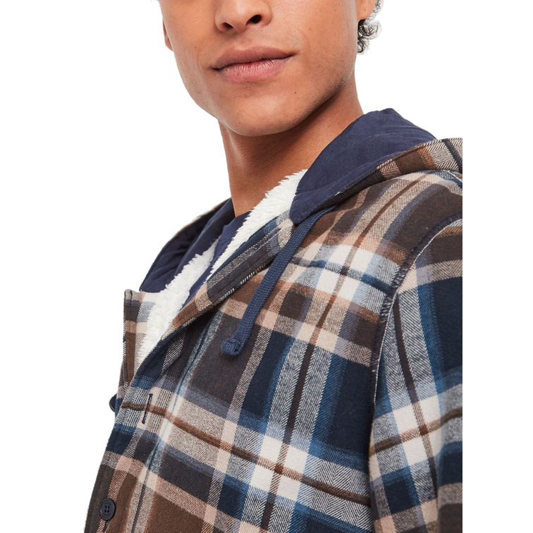 SOBRECAMISA CON CAPUCHA Y FORRO INTERIOR HOMBRE GAUDI