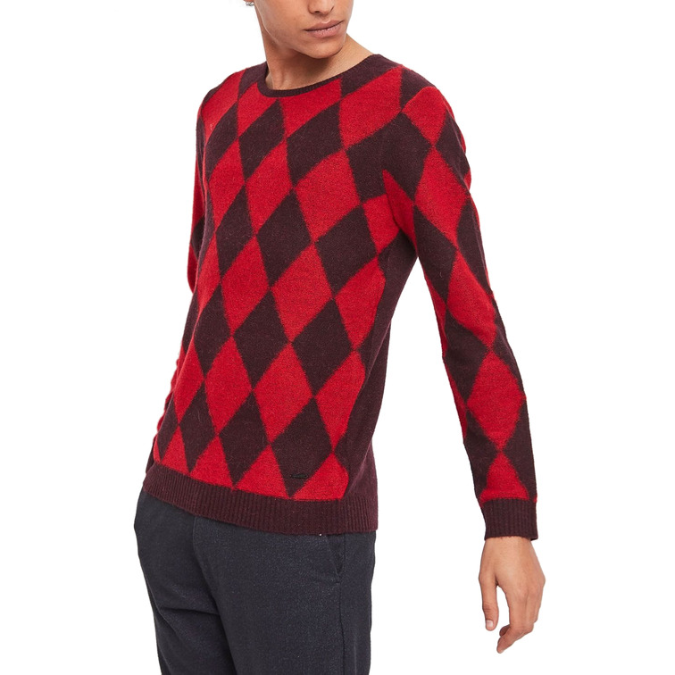 JERSEY ESTAMPADO A ROMBOS HOMBRE GAUDI