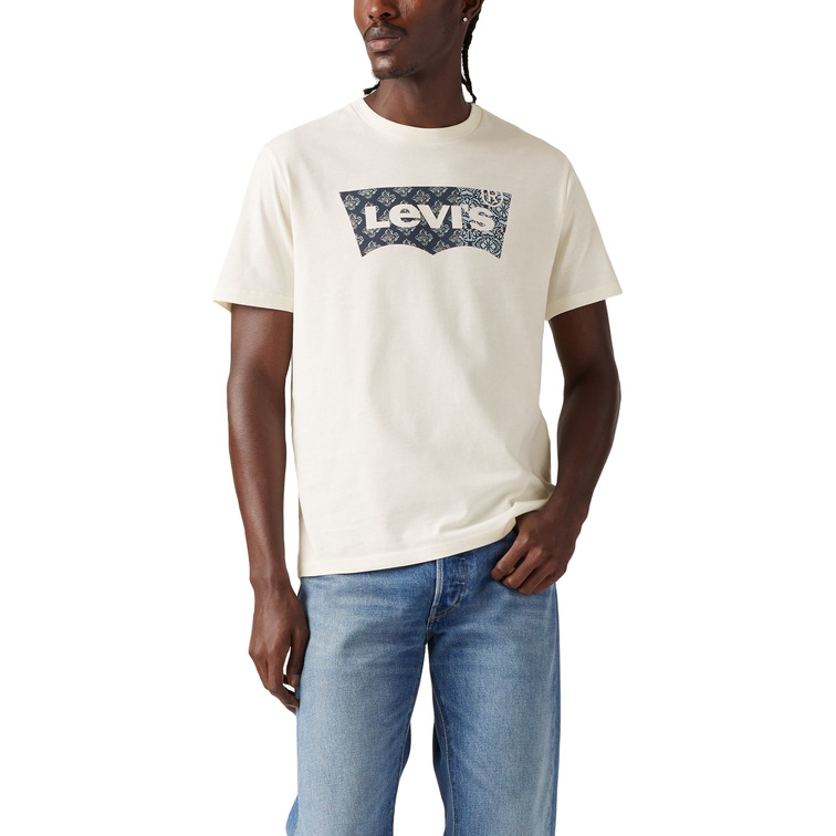 CAMISETA HOMBRE  LEVI'S GRAPHIC CREWNECK TEE TANS