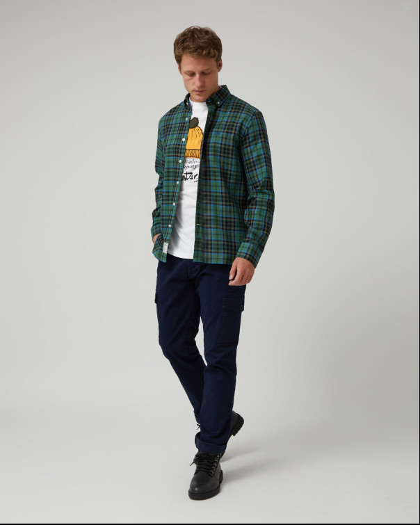 CAMISA HOMBRE  ALTONADOCK CAMISA VERDE