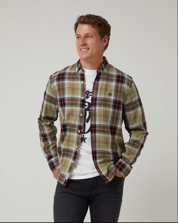 CAMISA HOMBRE  ALTONADOCK CAMISA VERDE