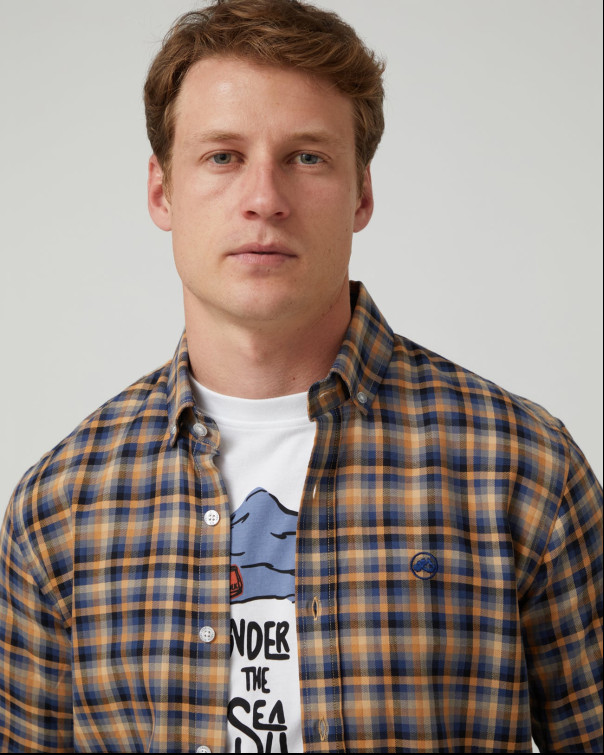 CAMISA HOMBRE  ALTONADOCK CAMISA AMARILLO