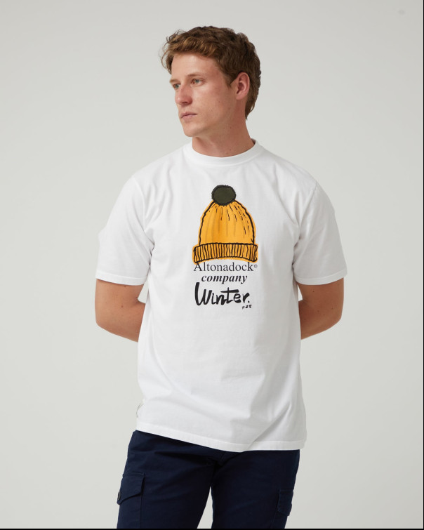 CAMISETA HOMBRE  ALTONADOCK CAMISETA BLANCO