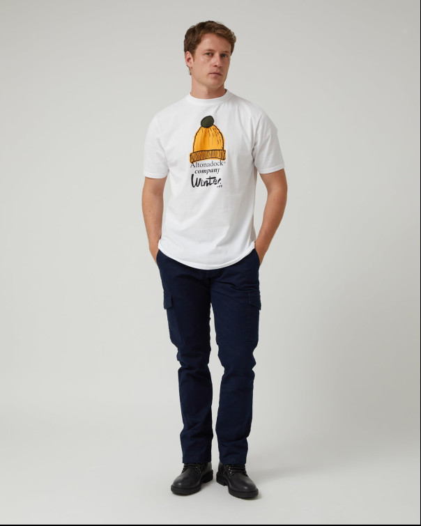 CAMISETA HOMBRE  ALTONADOCK CAMISETA BLANCO