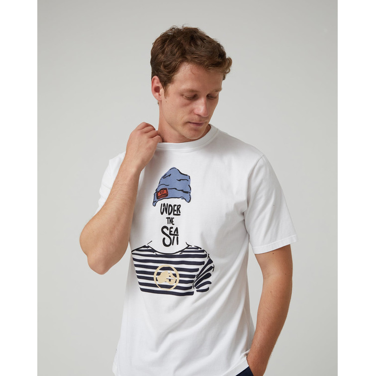 CAMISETA HOMBRE  ALTONADOCK CAMISETA BLANCO