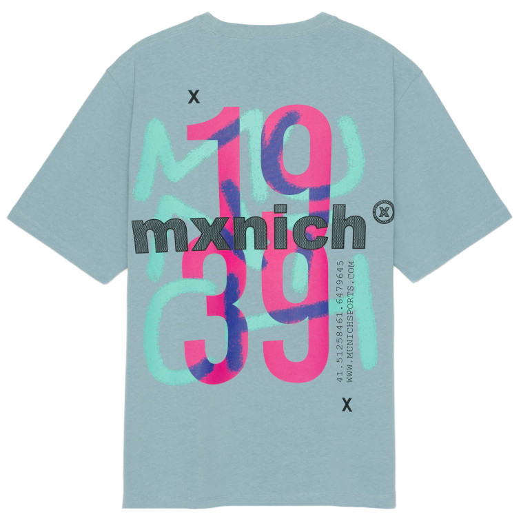 CAMISETA HOMBRE  MUNICH STREETWEAR T-SHIRT TURQUOISE
