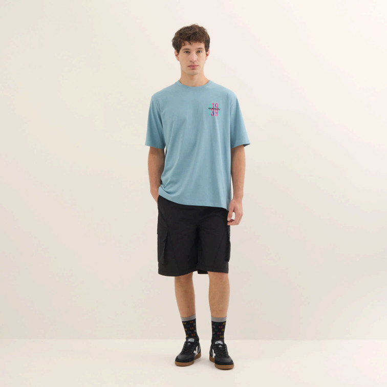 CAMISETA HOMBRE  MUNICH STREETWEAR T-SHIRT TURQUOISE