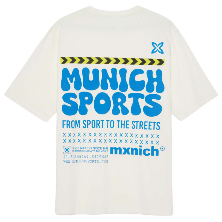 CAMISETA ESPALDA ESTAMPADA HOMBRE MUNICH STREETWEAR FIT OVERSIZE