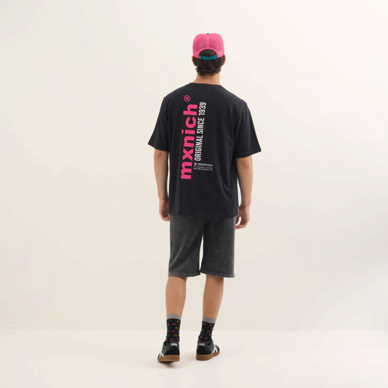 CAMISETA ESPALDA ESTAMPADA HOMBRE MUNICH STREETWEAR FIT OVERSIZE