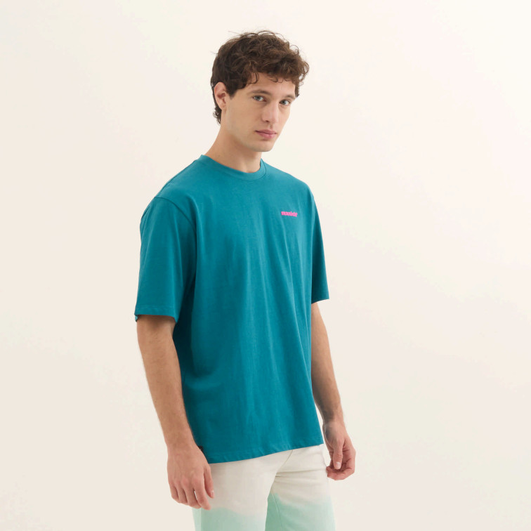 CAMISETA ESPALDA ESTAMPADA HOMBRE MUNICH STREETWEAR FIT OVERSIZE