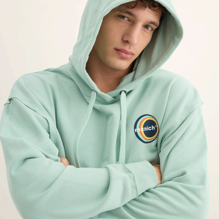 SUDADERA HOMBRE  MUNICH STREETWEAR HOODIE RACK MINT