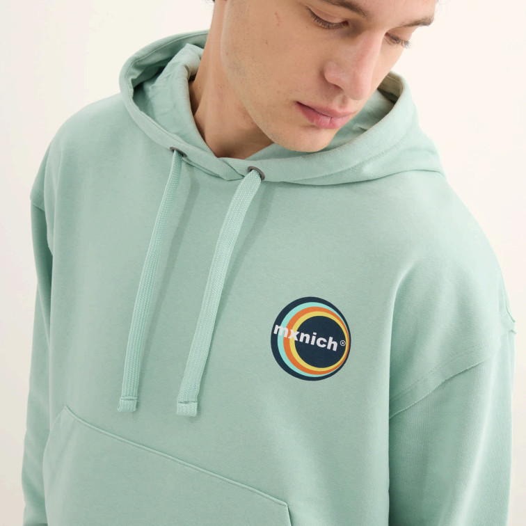 SUDADERA HOMBRE  MUNICH STREETWEAR HOODIE RACK MINT