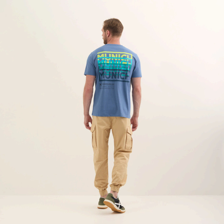 CAMISETA HOMBRE  MUNICH LIFESTYLE T-SHIRT JOE BLUE