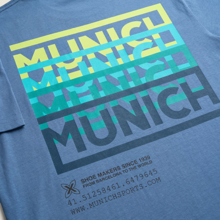 CAMISETA HOMBRE  MUNICH LIFESTYLE T-SHIRT JOE BLUE
