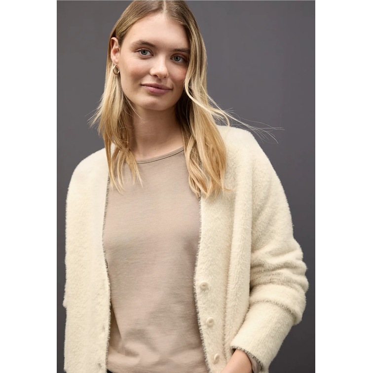  STREET LTD QR_FLUFFY CARDIGAN