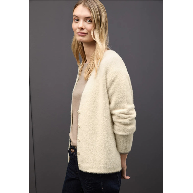  STREET LTD QR_FLUFFY CARDIGAN