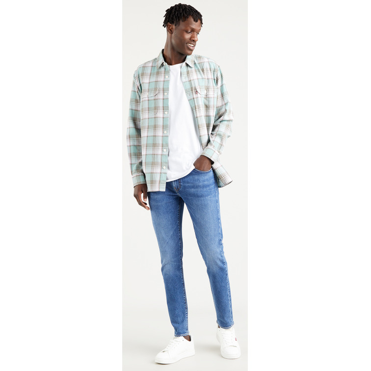 VAQUERO HOMBRE LEVI'S 512 SLIM TAPER CORFU HOW BLUE