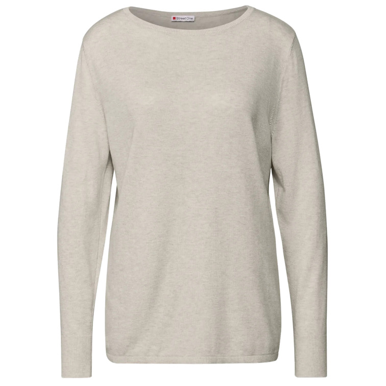 CAMISETA MUJER  STREET QR_BASIC ROUNDED U-BOAT NECK