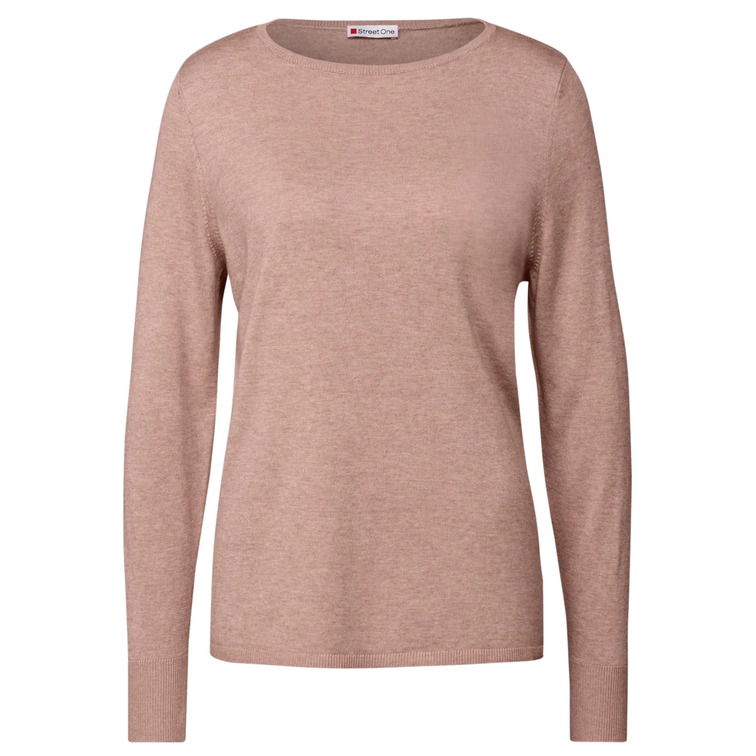 CAMISETA MUJER  STREET QR_BASIC ROUNDED U-BOAT NECK