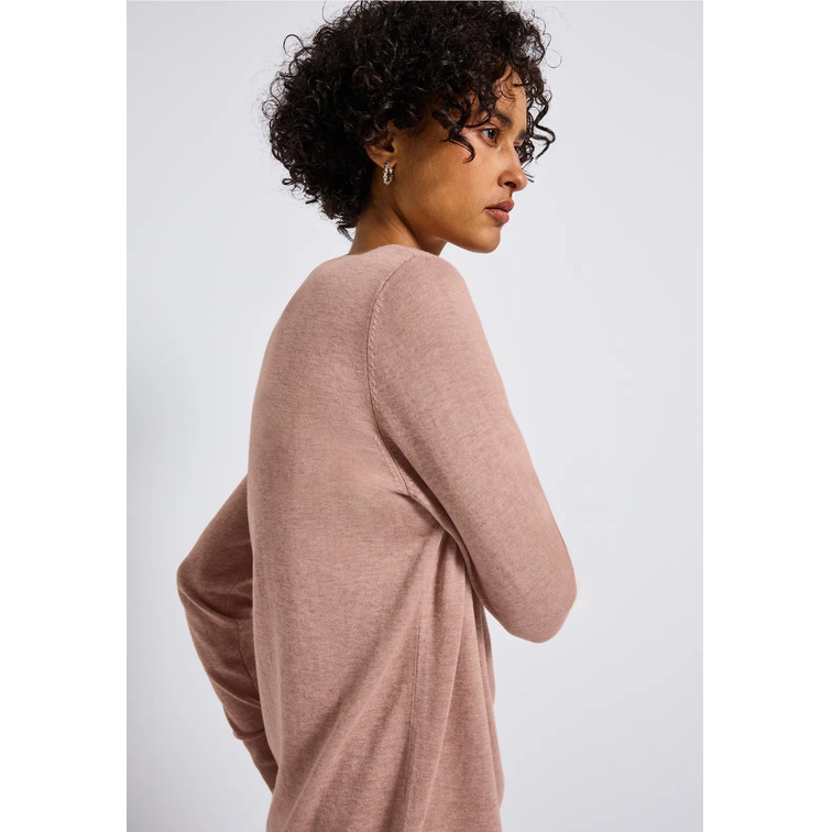 CAMISETA MUJER  STREET QR_BASIC ROUNDED U-BOAT NECK