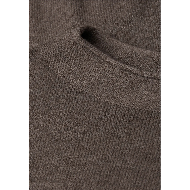 JERSEY MUJER  STREET QR_ROLLED EDGE COLLAR SWEATER