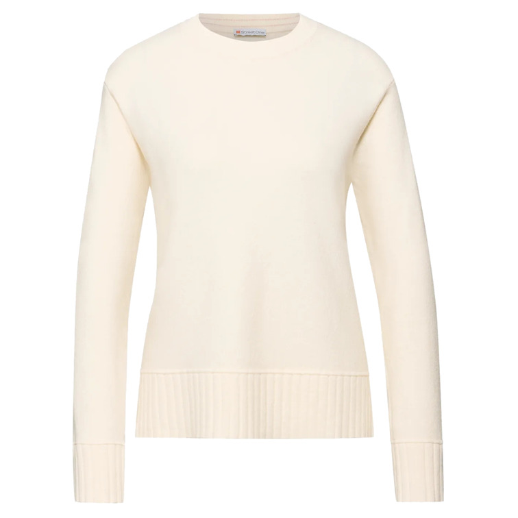 JERSEY MUJER  STREET LTD QR_ROUND NECK SWEATER