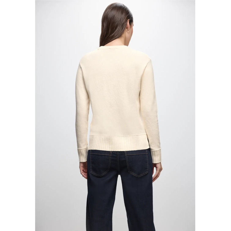 JERSEY MUJER  STREET LTD QR_ROUND NECK SWEATER