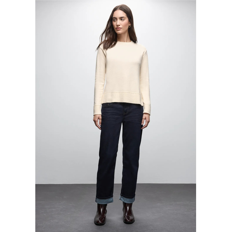 JERSEY MUJER  STREET LTD QR_ROUND NECK SWEATER