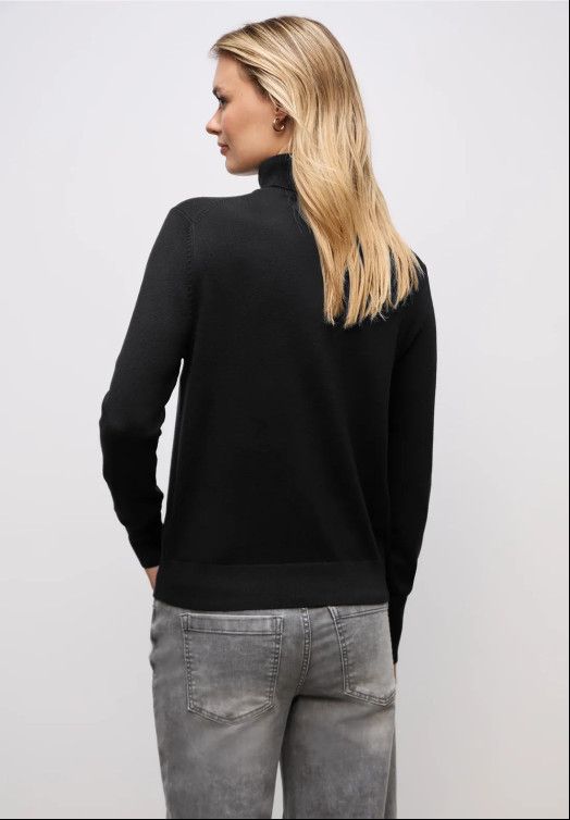CAMISETA MUJER  STREET LTD QR_BASIC ROLL-NECK