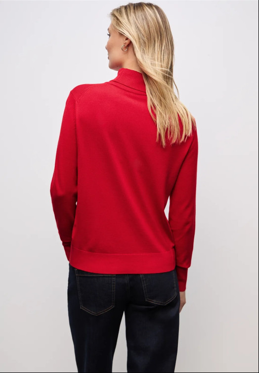 CAMISETA MUJER  STREET LTD QR_BASIC ROLL-NECK
