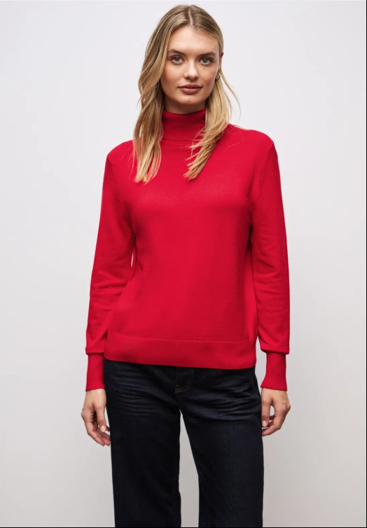 CAMISETA MUJER  STREET LTD QR_BASIC ROLL-NECK