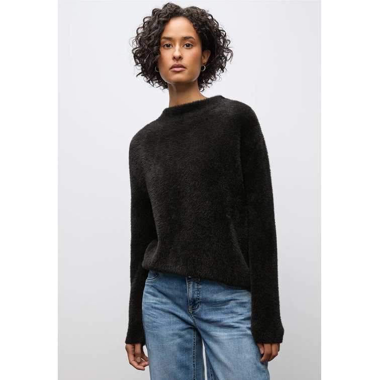 JERSEY MUJER  STREET LTD QR_FLUFFY TURTLE SWEATER