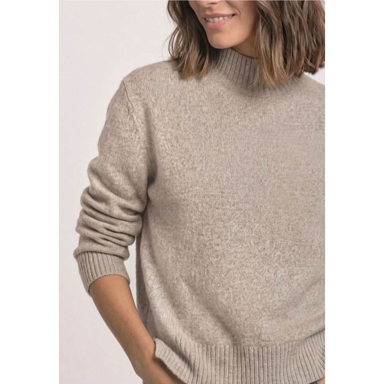 MUJER LTD QR_COSY MOULINé SWEATER 27871