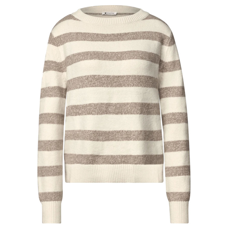 MUJER LTD QR_COSY STRIPED SWEATER U- 37931