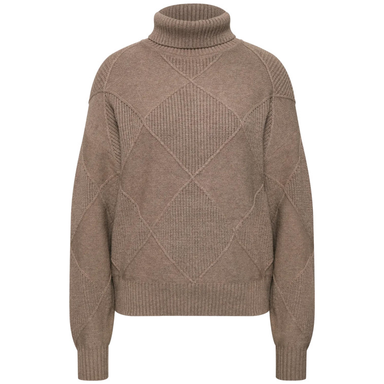 MUJER LTD QR_COSY STRUCTURE SWEATER 17871
