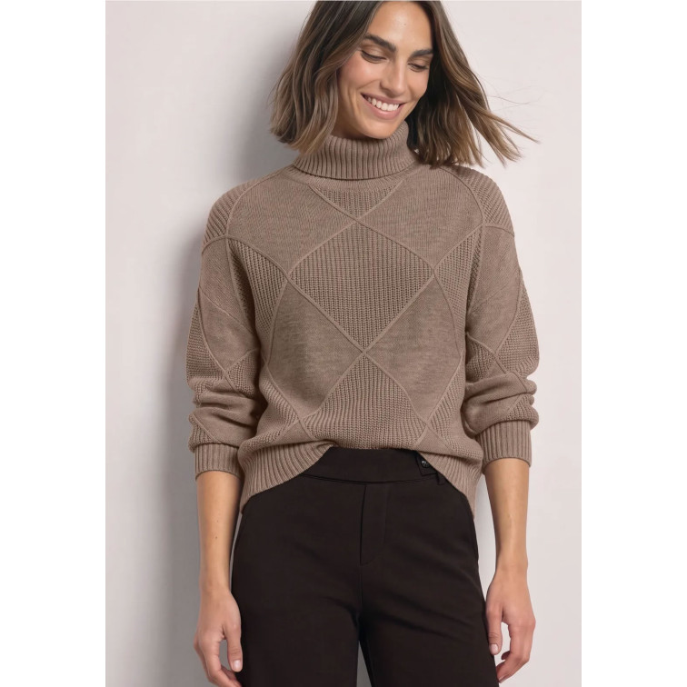 MUJER LTD QR_COSY STRUCTURE SWEATER 17871