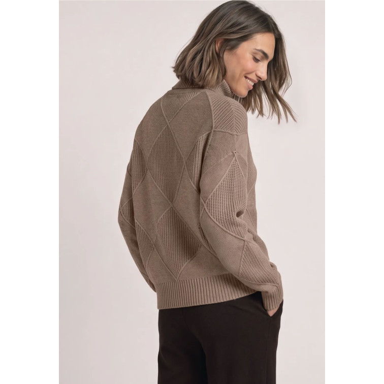 MUJER LTD QR_COSY STRUCTURE SWEATER 17871