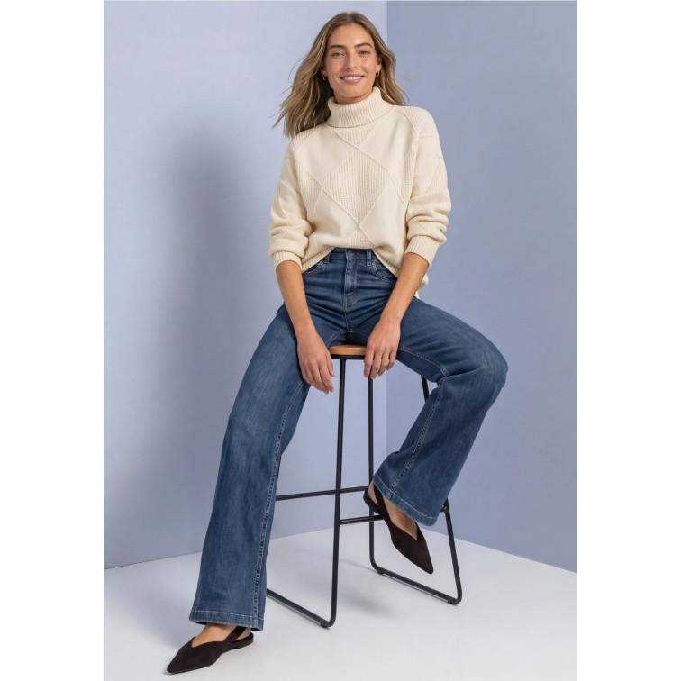 MUJER LTD QR_COSY STRUCTURE SWEATER 17931