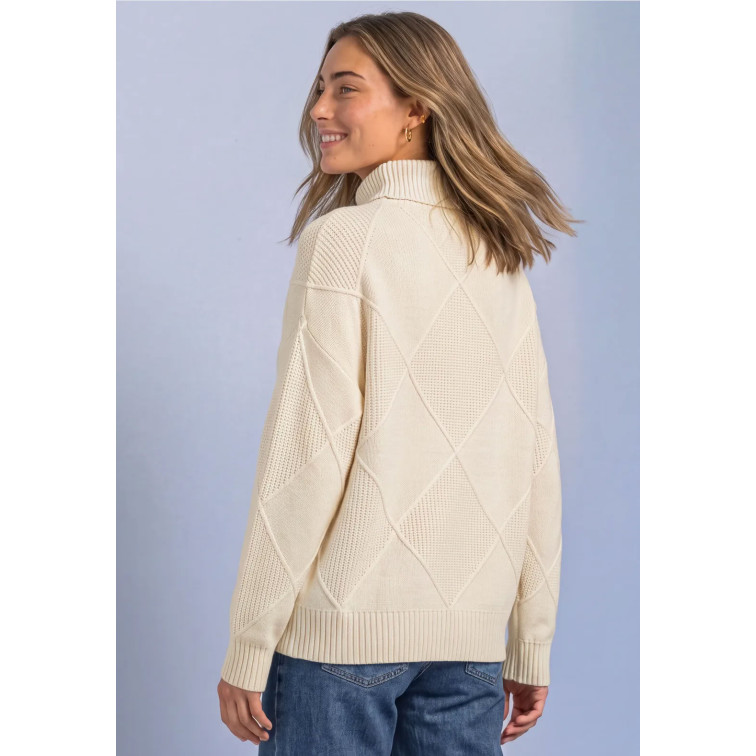 MUJER LTD QR_COSY STRUCTURE SWEATER 17931