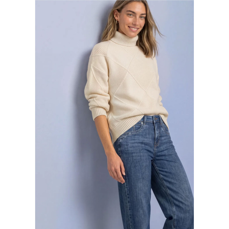 MUJER LTD QR_COSY STRUCTURE SWEATER 17931