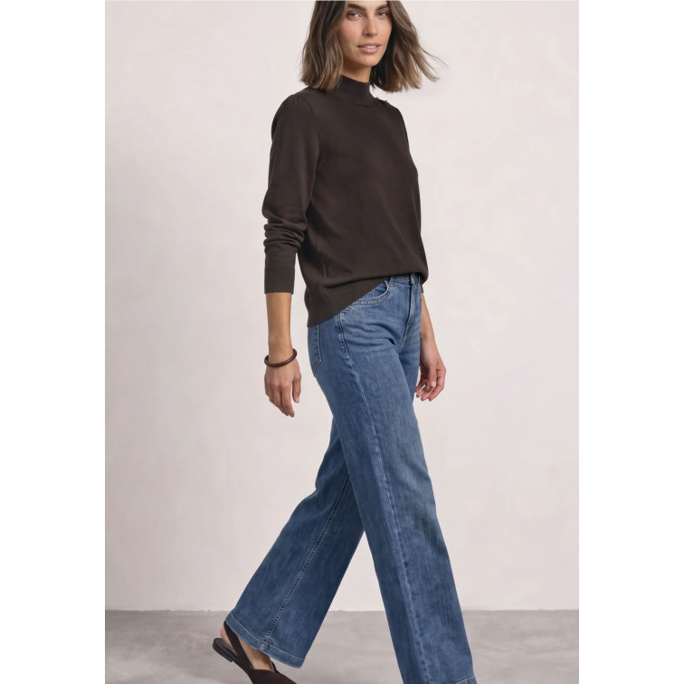 MUJER FEMININE SWEATER_BUTTON DETAIL 17874
