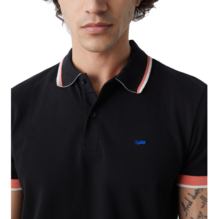 POLO HOMBRE  GAS RALPH/S DET RIB