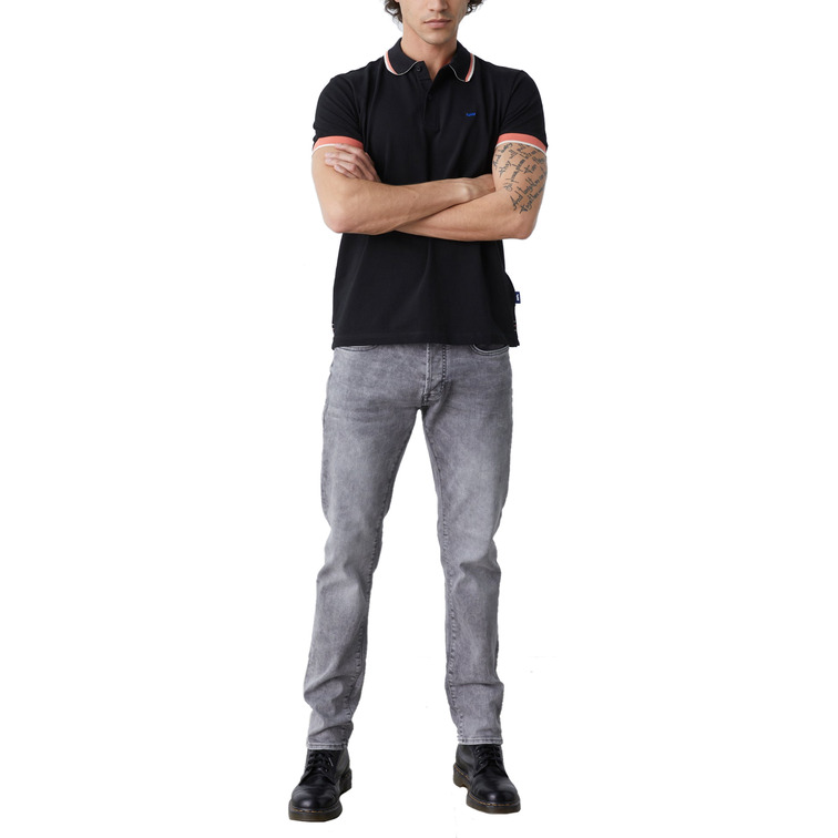 POLO HOMBRE  GAS RALPH/S DET RIB