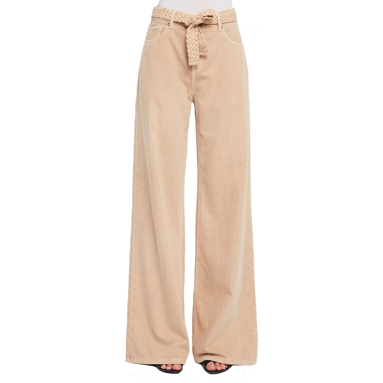 PANTALÓN ANCHO CON CINTURÓN MUJER GAUDI
