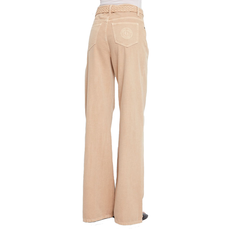 PANTALÓN ANCHO CON CINTURÓN MUJER GAUDI