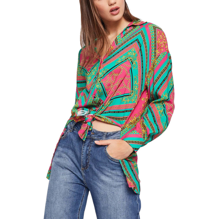 CAMISA CON ESTAMPADO ALL-OVER MUJER GAUDI