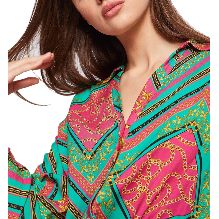 CAMISA CON ESTAMPADO ALL-OVER MUJER GAUDI