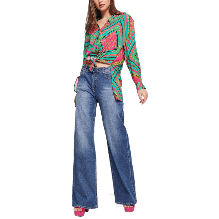 CAMISA CON ESTAMPADO ALL-OVER MUJER GAUDI