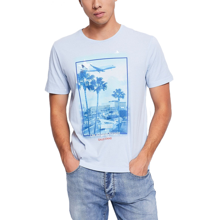 CAMISETA ESTAMPADA HOMBRE GAUDI